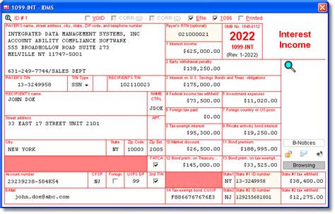 Feb 2, 2022 · If so, delete it and re-enter it in the 1099-INT interview, without the EIN . The Payer's EIN is not required when reporting interest income from a 1099-INT. See: How do I delete forms in TurboTax Online? View solution in original post. June 4, 2019 9:41 PM. 